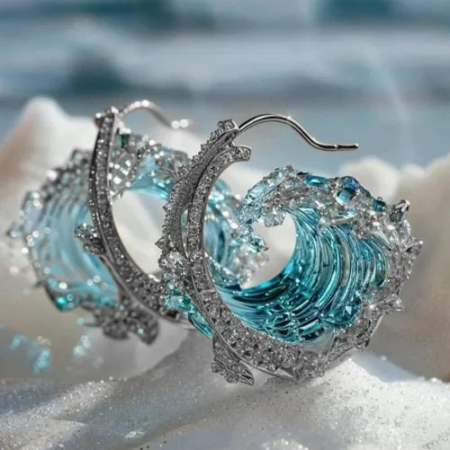 Maris – Refined Ocean’s Oath Earrings